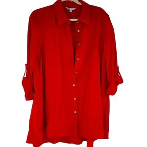 JOHN*MARK red blouse size Large